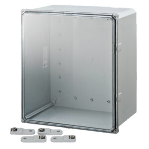 Polycarbonate Enclosure 18" x 16" x 10" | Polycarbonate Enclosure w/ Clear Screw Cover  | SH181610SC