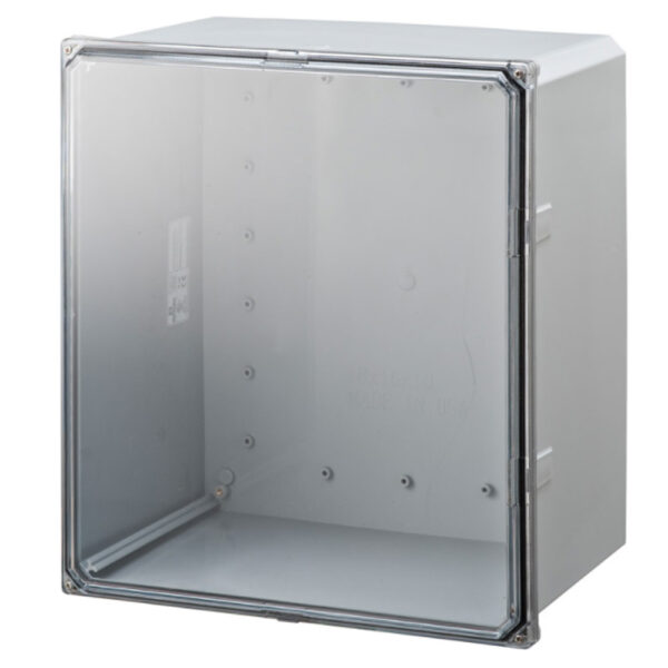 Polycarbonate Enclosure 18" x 16" x 10" | Clear Four Screw Cover | SH181610SCF