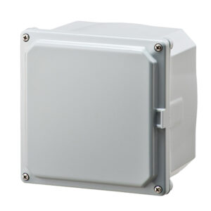 Polycarbonate Enclosure 6" x 6" x 4" | Opaque Four Screw Cover | SH6064S