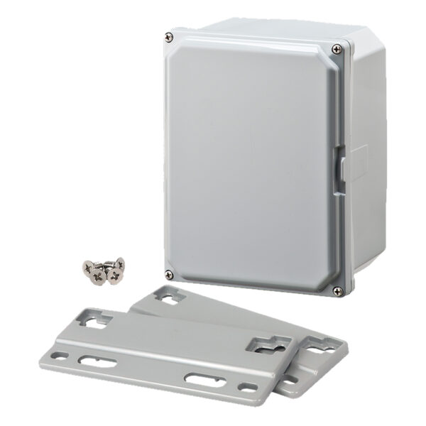 Polycarbonate Enclosure 8" x 6" x 4" | Opaque Four Screw Cover | SH8064SF