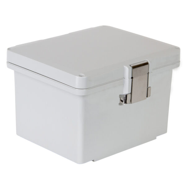 UL Polycarbonate 8x6x4 Polycon Enclosure | Hinged Metal Latch