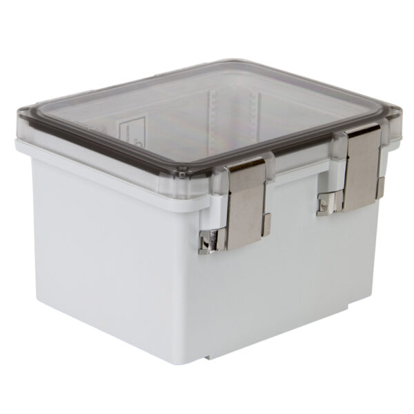 UL UL Polycarbonate 12x10x6 Polycon Enclosure | Hinged Metal Latch