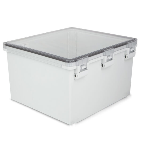 UL UL Polycarbonate 18x16x10 Polycon Enclosure | Hinged Non-Metal Latch