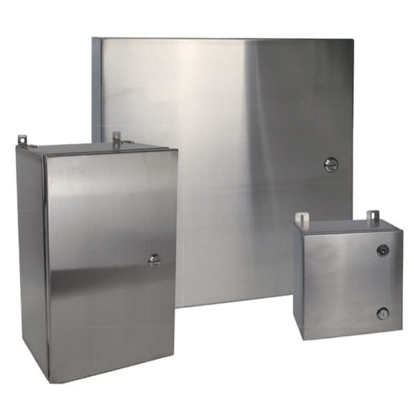 Stainless Steel Enclosure 10" x 8" x 6" | Strongbox Series S+ | SW100806-4PQ-BT