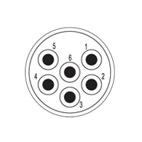 Insert 6-pole Contacts & Configurations M23 Signal Inserts | S7.001.906.103