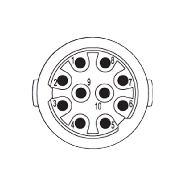 10-Pole Contacts & Configurations M16 Signal Inserts | S7.001.910.108