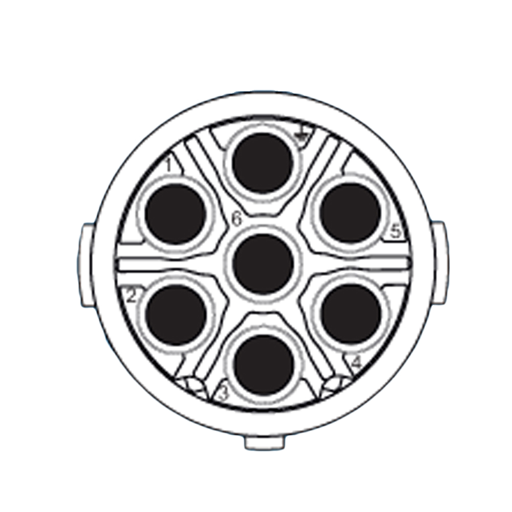 6-Pole (6+PE) Contacts & Configurations M16 Signal Inserts | S7.001.961.108