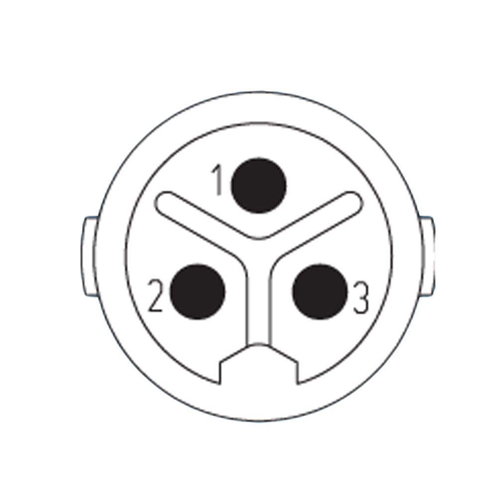 3-Pole (3 x 2mm) Contacts & Configurations M16 Signal Inserts | S7.001.983.108