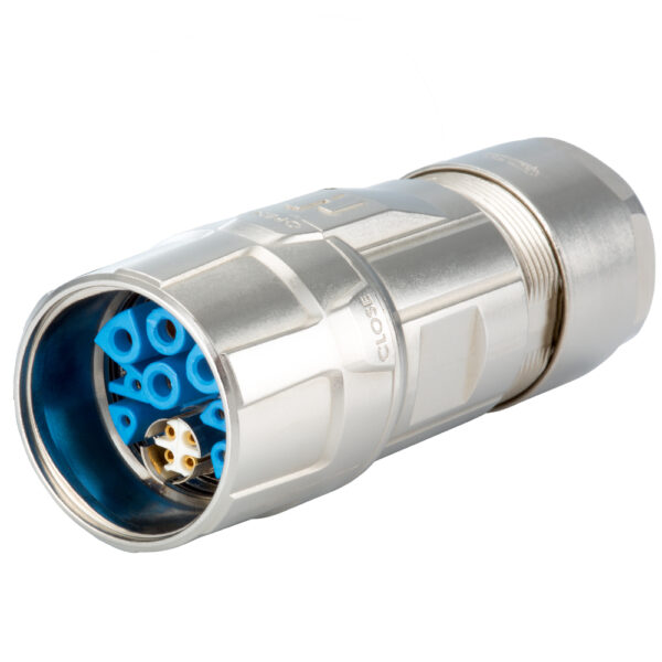 M23 Hybrid Connector - Straight