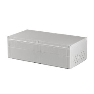 UL Fiberglass Reinforced Polyester Metric Enclosure | Metric Knockouts Gray Cover | S3130057974MGU