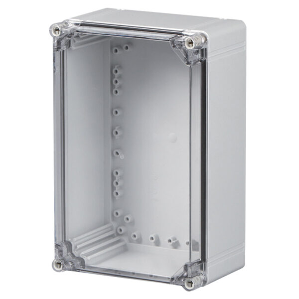 UL Fiberglass Reinforced Polyester Metric Enclosure | Plain Sides Transparent Cover | S3130084352TU