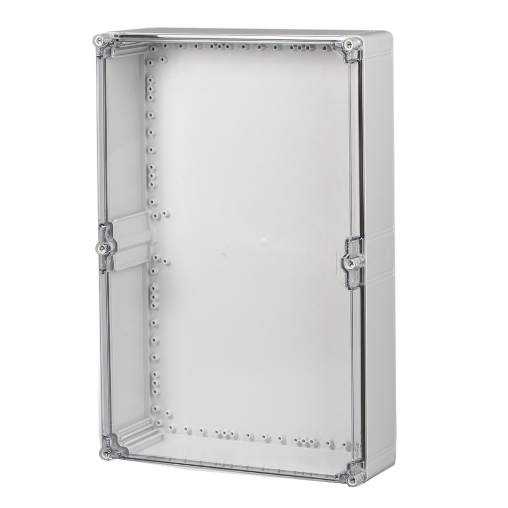 UL Fiberglass Reinforced Polyester Metric Enclosure | Plain Sides Transparent Cover | S3130084406TU