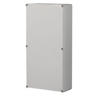 UL Fiberglass Reinforced Polyester Metric Enclosure | Plain Sides Gray Cover | S3130084468GU