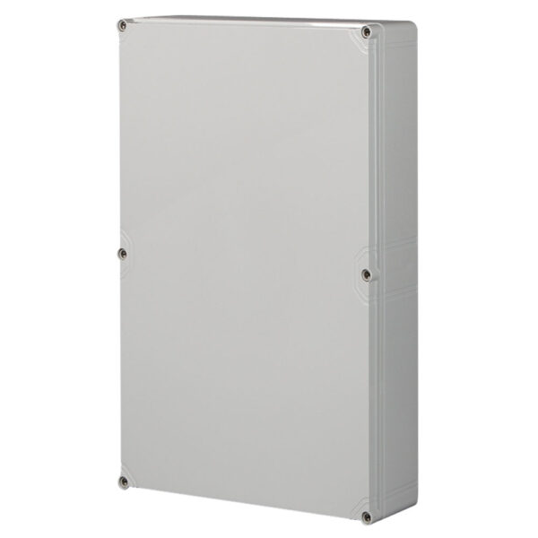 UL Fiberglass Reinforced Polyester Metric Enclosure | Plain Sides Gray Cover | S3130084475GU