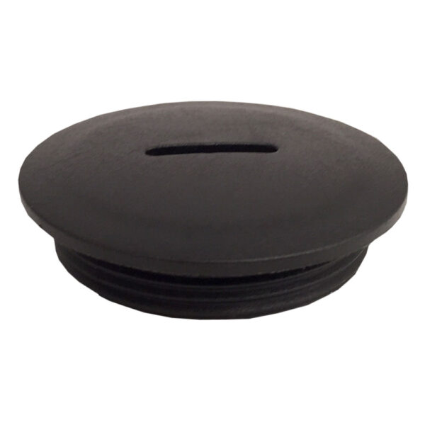 Black Nylon Dome Plug Metric M12 x 1.5 - Cord Grip Accessories | DM-12-BK