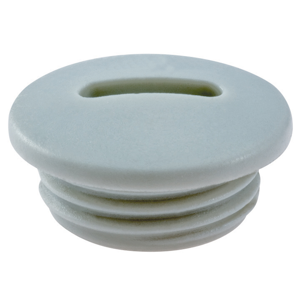 Gray Nylon Dome Plug Metric M16 x 1.5 - Cord Grip Accessories | DM-16-GY