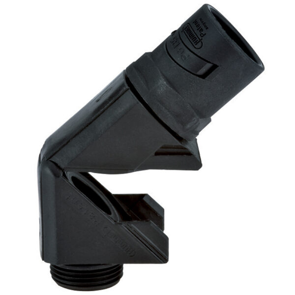 Nylon Push-In 90° Elbow w/snap close Conduit Fitting PG | EM09AA-BK