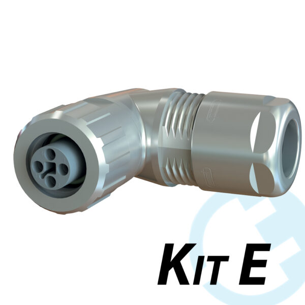 M12 Power 90° Connector - Kit E | FR1100K1416