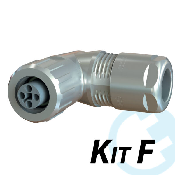 M12 Power 90° Connector - Kit F | FR1100L1416