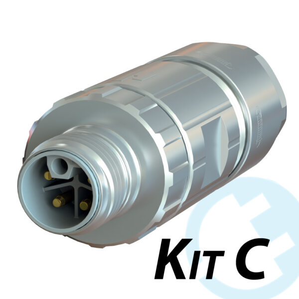 M12 Power straight Connector - Kit C | MS1100K1416