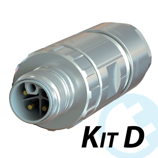 M12 Power straight Connector - Kit D | MS1100L1416