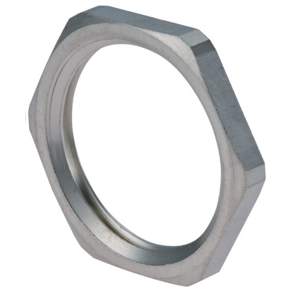 Nickel Plated Brass Locking Nut M12 X 1.5 | NM-12-BR