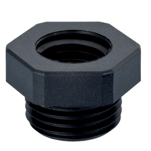 Nylon Thread Reducer M25 x 1.5 to M20 x 1.5 Threads | RM-2520-BK