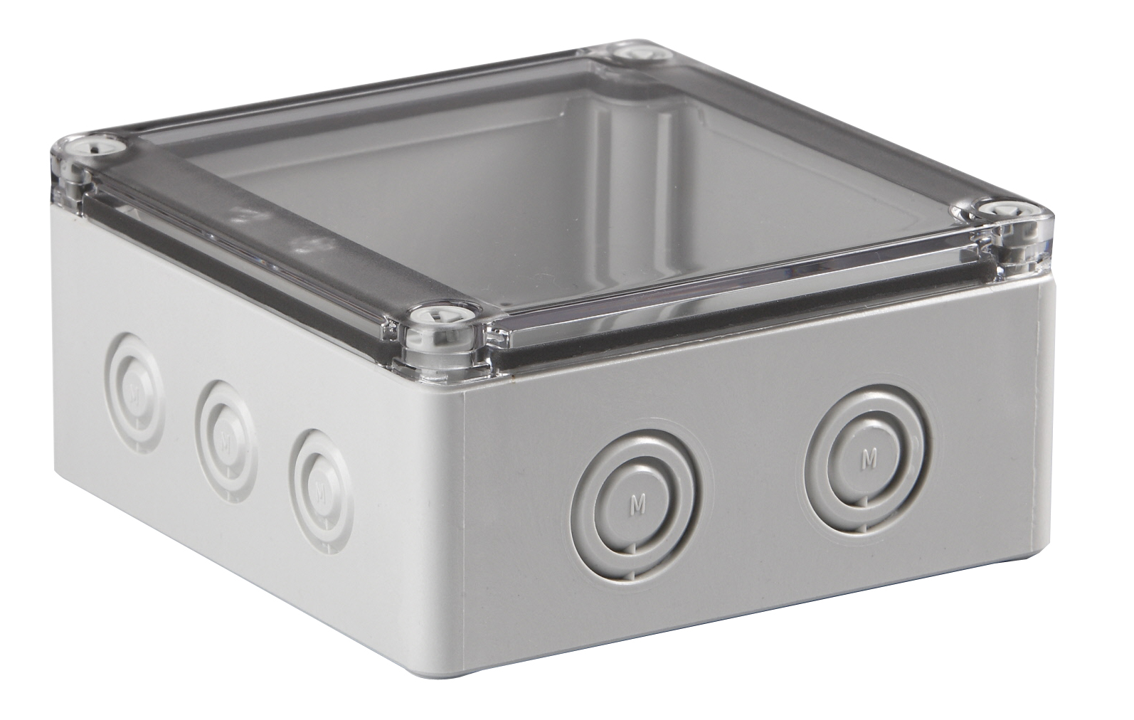 UL Polycarbonate Metric Series S Enclosures | Metric Knockouts Transparent Cover | S3120131306MTU