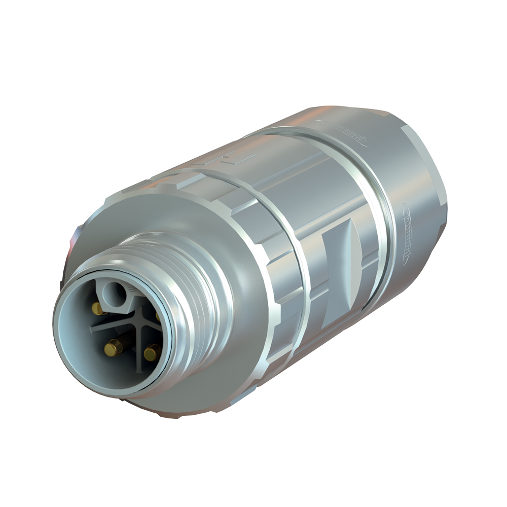 M12 Power straight Connector - Male Thread | SA712-7.K20.300.000