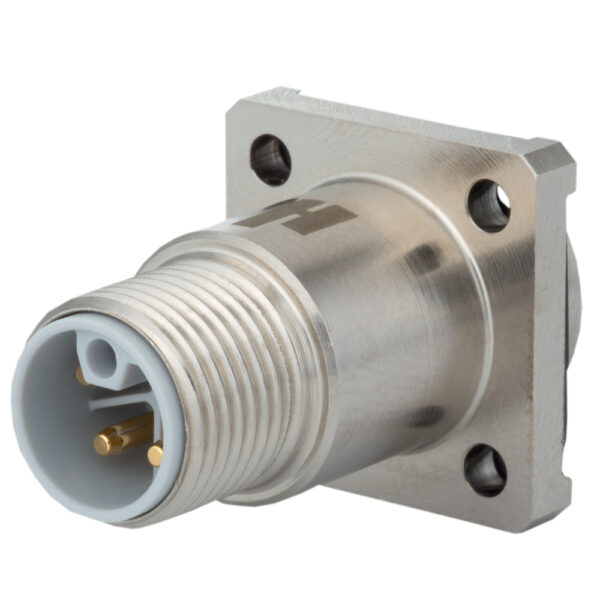 M12 Power Panel Connector w/Flange | SA712-7.K40.000.000