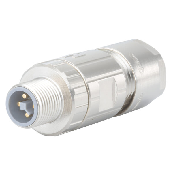 M12 Power straight Connector - Male Thread | SA712-7.S20.300.000