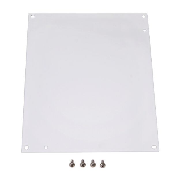 Steel Panel for 12" x 10" enclosure Includes Four Mounting Screws | SSBP-1210