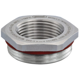 303 Stainless Steel M16 x 1.5 to M12 x 1.5 Reducer | RM-1612-SX-S
