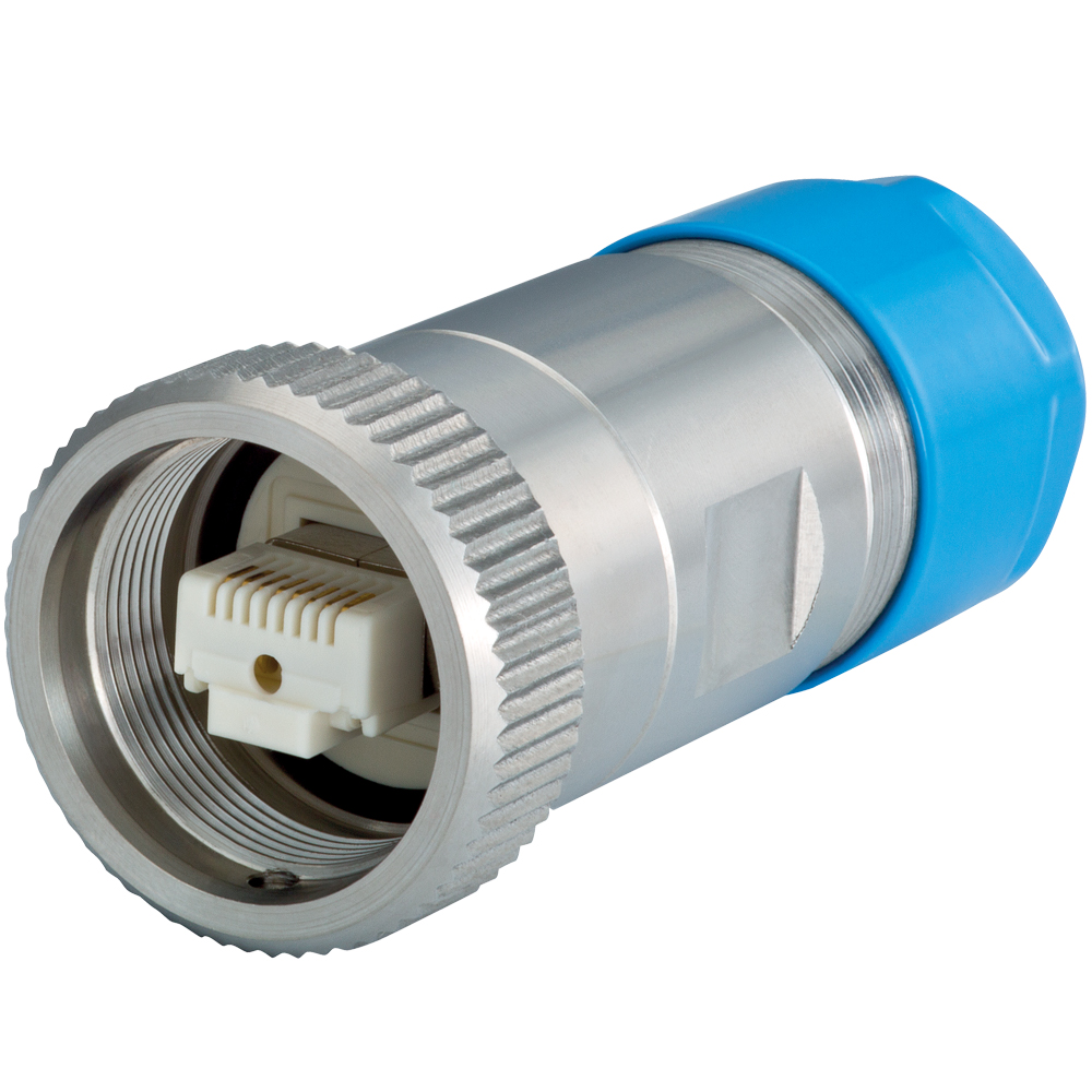 M23 RJ45 Cat 5e Connector - Straight