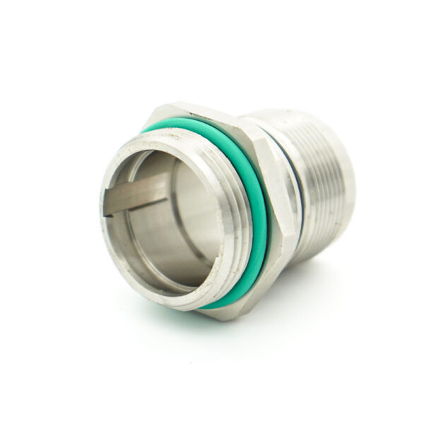 Panel Connector M23 Power INOX | Single Hole Mounted M25 | Front Mounting | S7.626.400.000 - Image 2