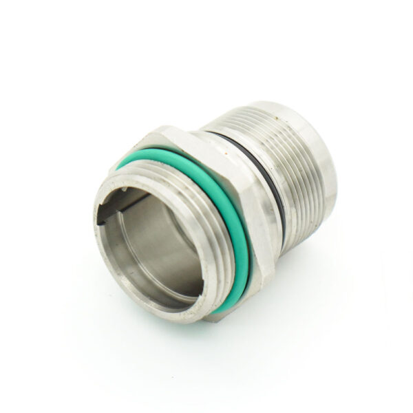 Panel Connector M23 Power INOX | Single Hole Mounted M25 | Front Mounting | S7.626.400.000