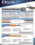 VFD/Servo Power Cables