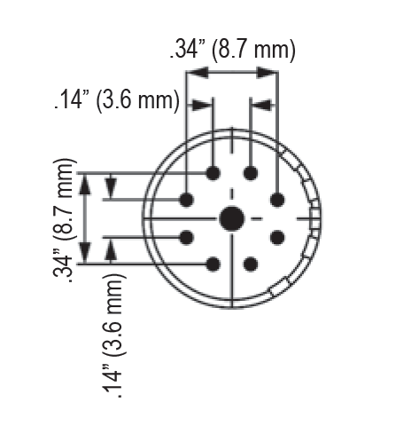 Hummel 9 pole dimensions clockwise