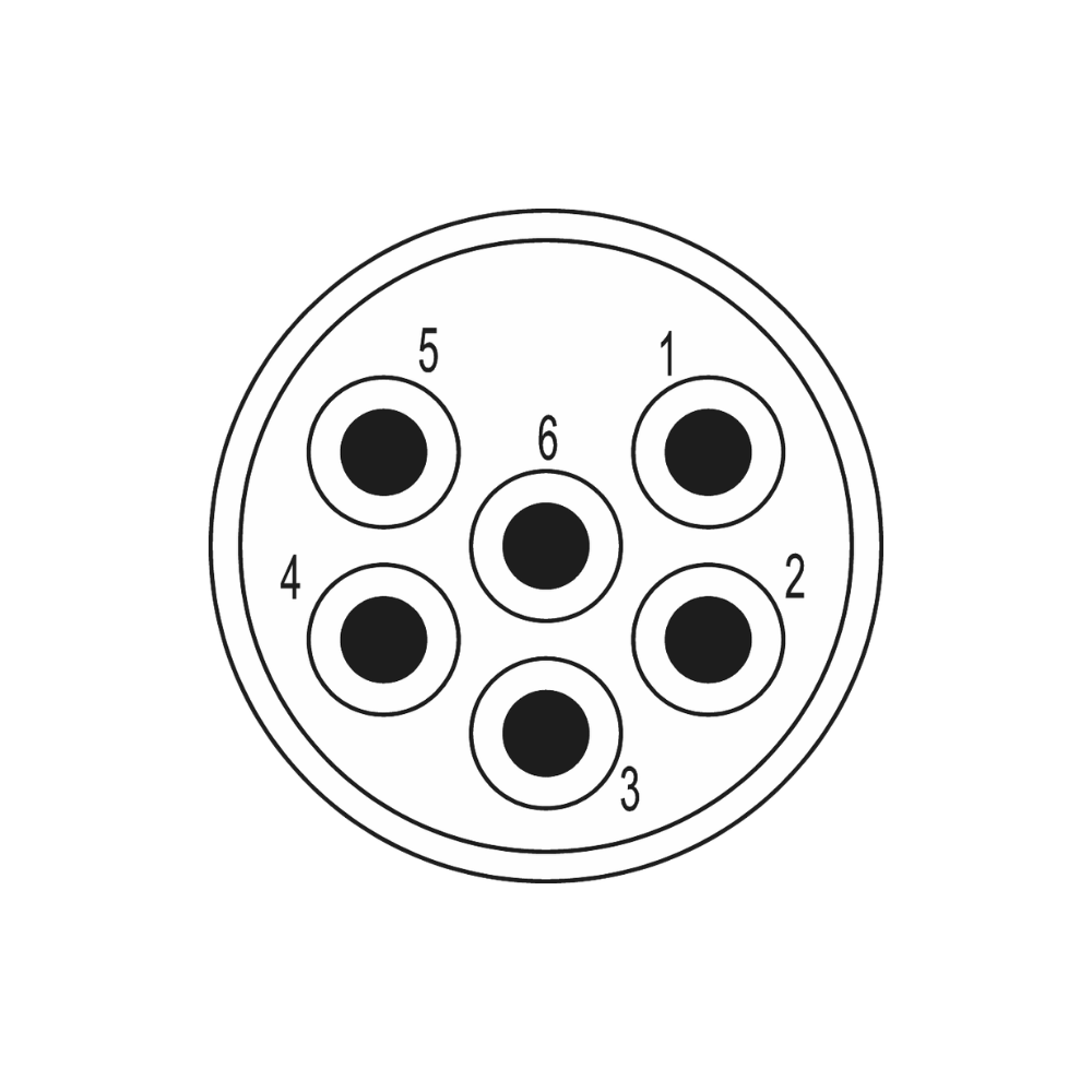 Sealcon Insert 6-pole Contacts & Configurations M23 Signal Inserts | S7.001.906.103