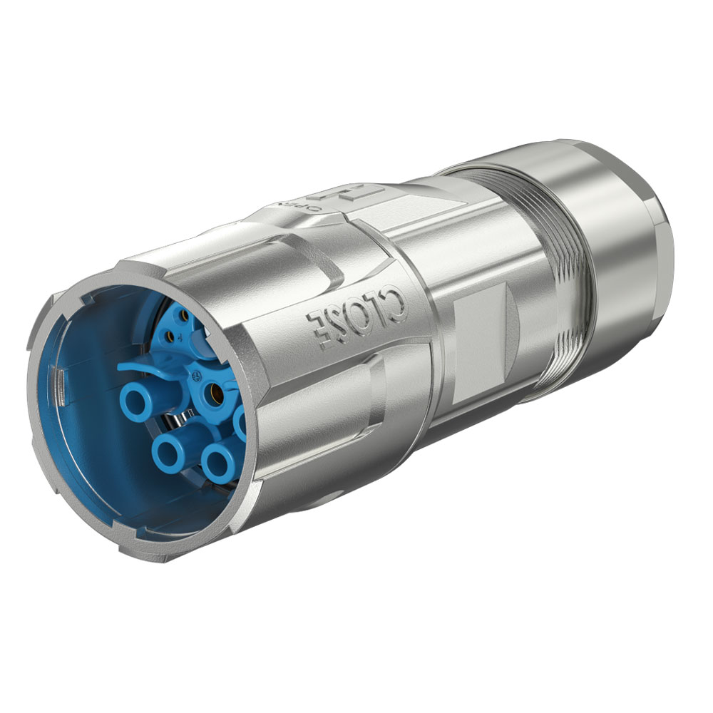 M23 Hybrid Type 2 Connector | Straight, Female Thread Twilock-S | S7.556.300.00S | 755630000S