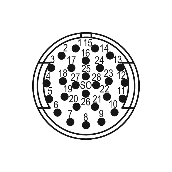 Sealcon M27 Signal inserts – 28-pole